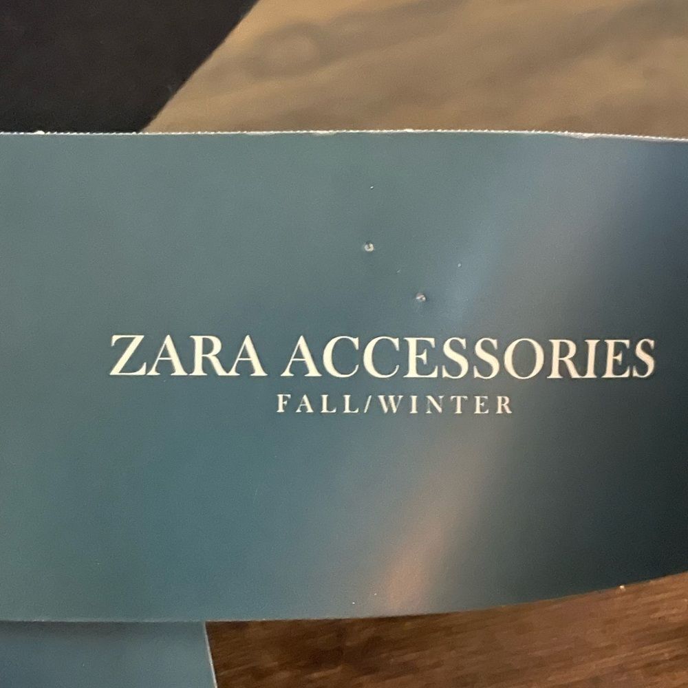 NWT Zara Black Wool Floppy Hat - Picture 6 of 9